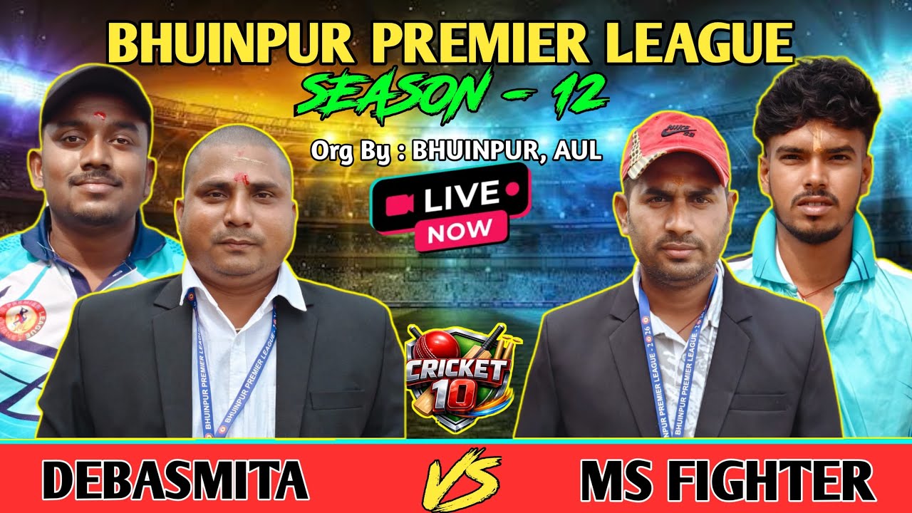 🛑LIVE DEBASMITA VS JENA WARRIORS ORG BY BHUINPUR CRICKET ASSOCIATION  #cricket10