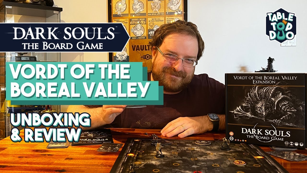 Dark Souls The Board Game Vordt Of The Boreal Valley Expansion Review & Unboxing