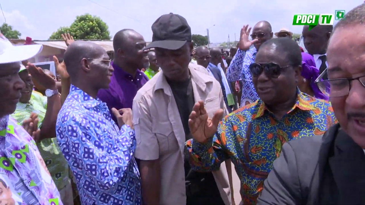 PDCI-RDA : Flash du 13 mars 2020. Le Président Bédié aux obsèques de Charles Diby à Bouaflé