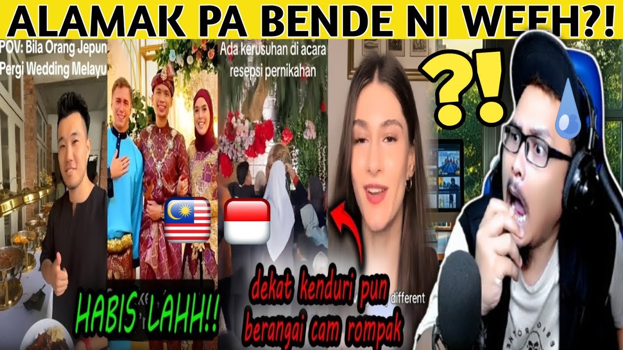 KENDURI KAHWIN MALAYSIA VS INDONESIA‼️ INGATKAN SAMA TERNYATA ADA PERBEZAAN KENDURI MACAM NI😱