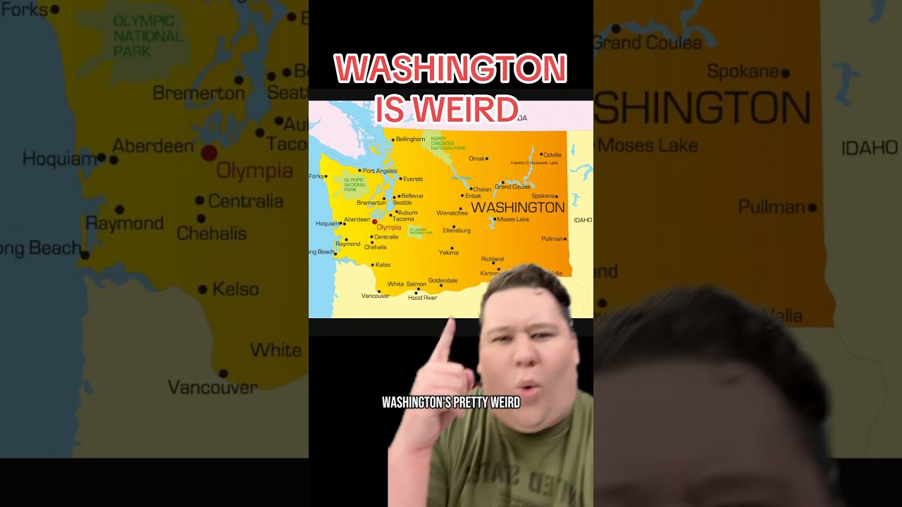 WASHINGTON STATE GEOGRAPHY HISTORY #history #historical #historyfacts #usa #map #washington #america