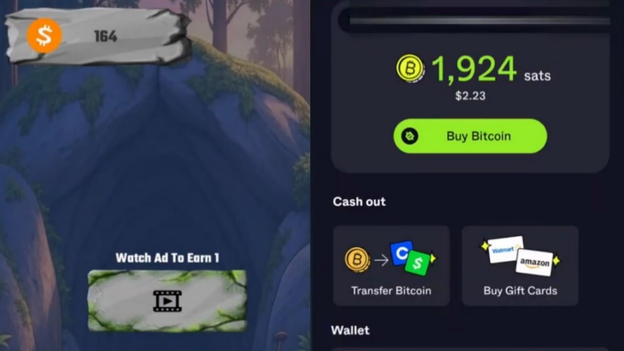 Bitcoin Mining: Earn Sats - Earn Bitcoin By Watching Ads (Payment Proof ZBD)