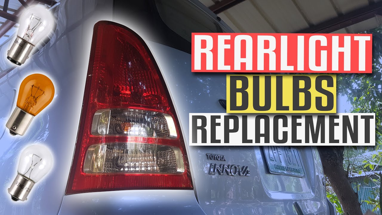 DIY Rearlight Bulbs Replacement | Toyota Innova (1st Gen)
