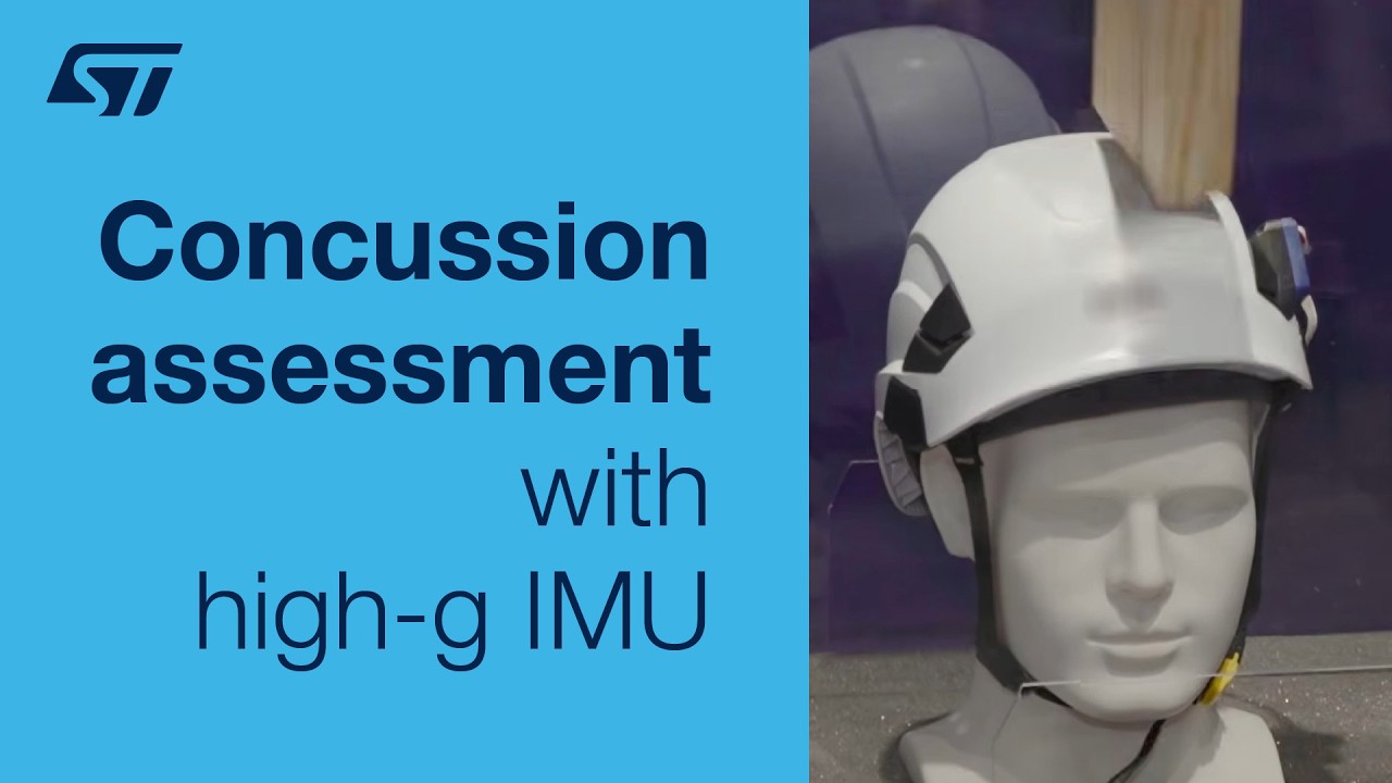 Concussion assessment with ST High-g IMU​