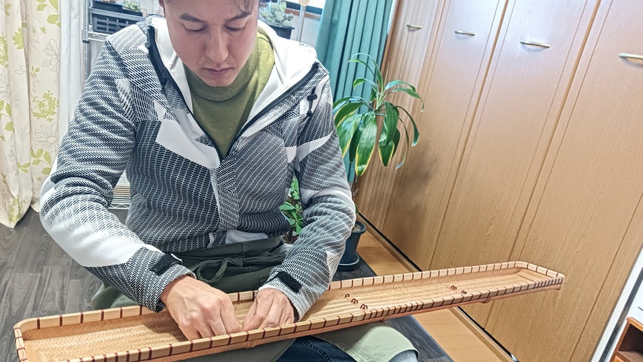 【竹の釣り竿入れ製作　Bamboo fishing rod holder making】#竹細工#bamboocraft #bamboo #Japanese#japanesefishing 