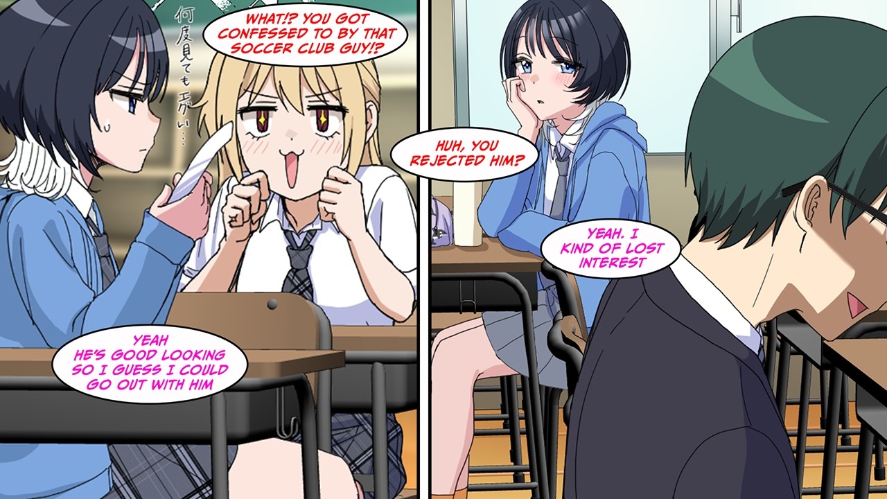 [Manga Dub] This girl only cared about a guy's face until...