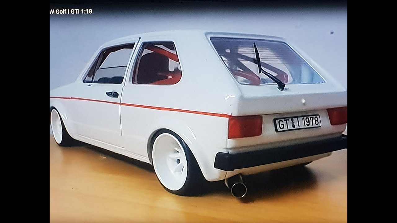Modellauto-Tuning VW Golf I GTI 1:18