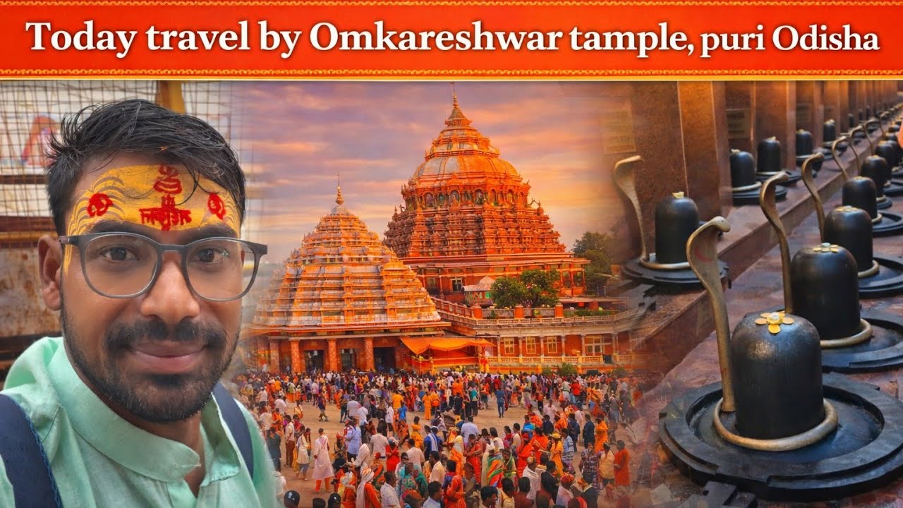 #travel #omkareshwar temple puri #puri #harekrishna #love 