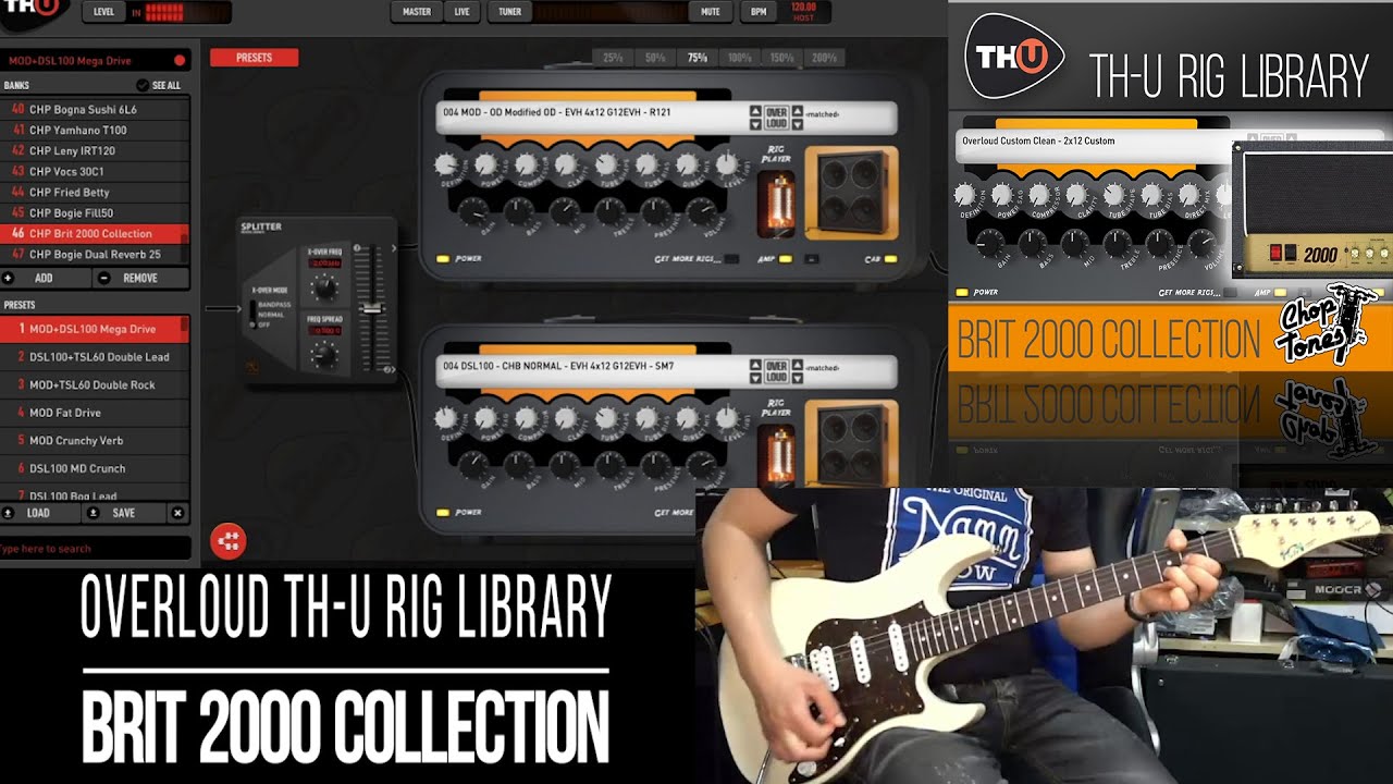 Overloud TH-U Rig Libraries | Brit 2000 Collection | Playthrough Demo (Marshall JCM2000)