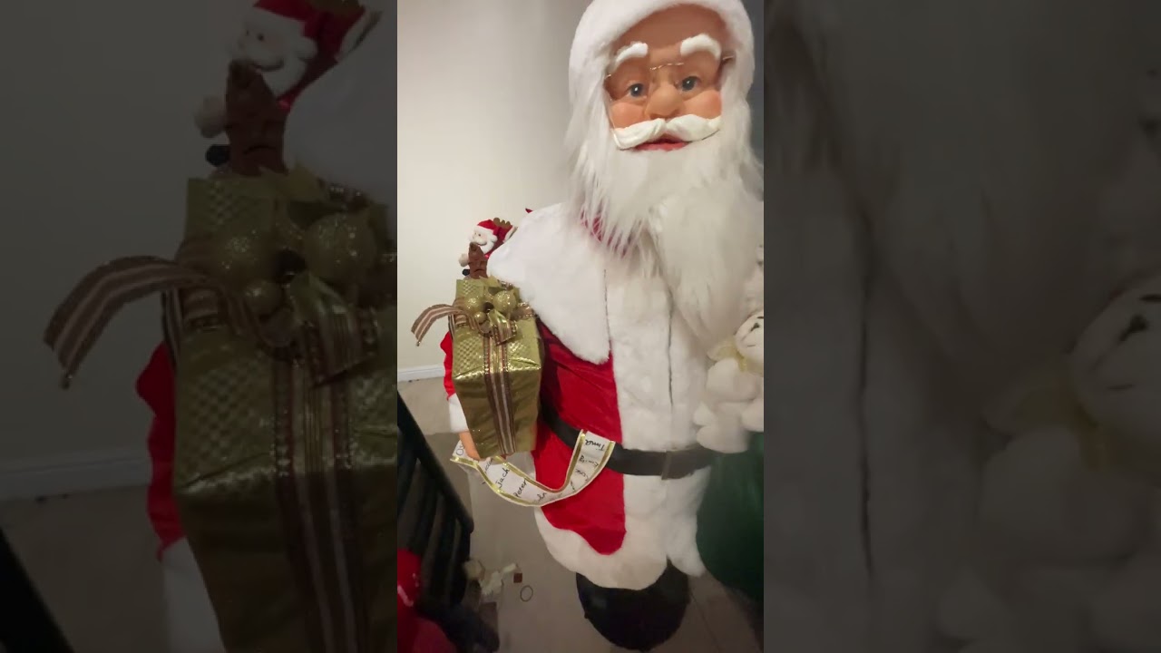 My life size Santa after repairs