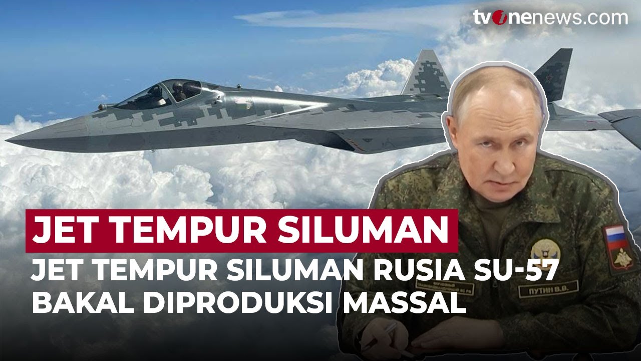 Gawat! Rusia Produksi Masal Jet Tempur Siluman Su-57 Buat Saingi AS dan NATO | OneNews Update