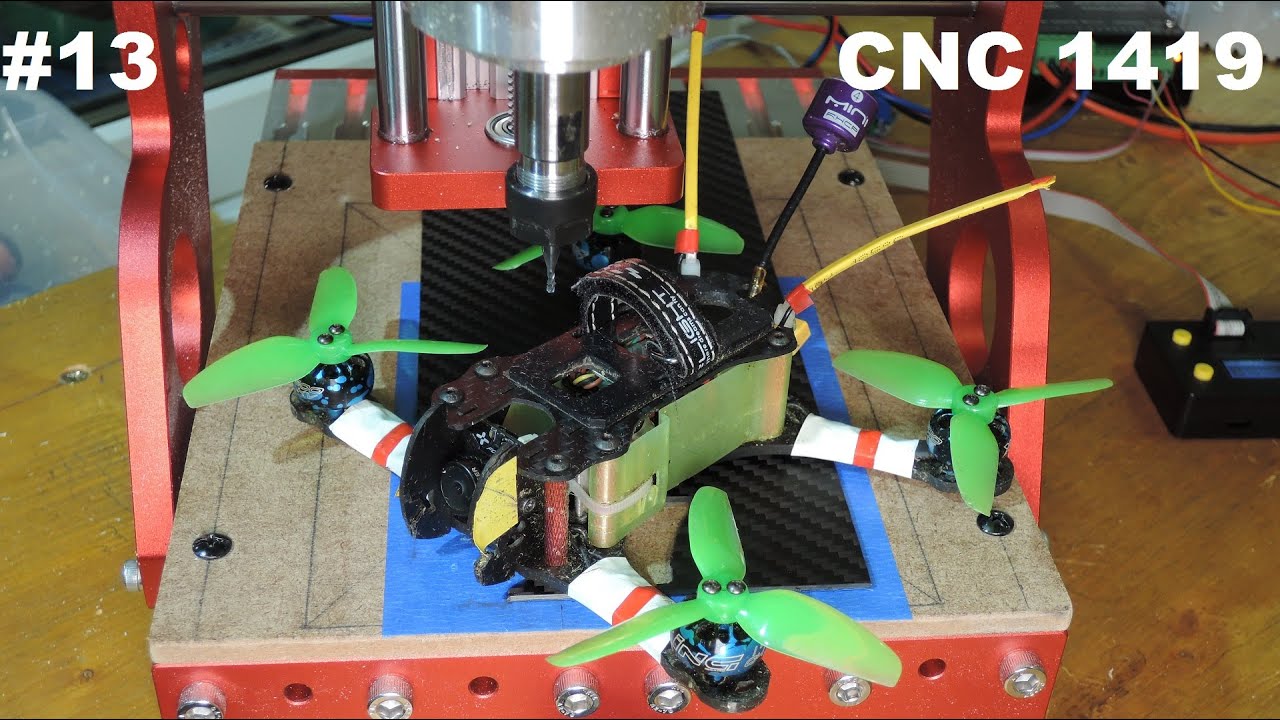 #13.  CNC 1419 - Фрезерую карбон