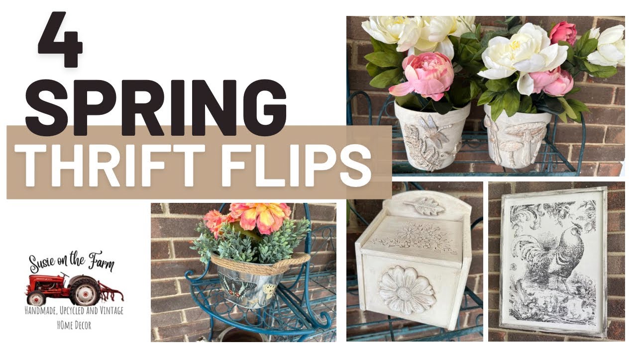 Thrift to Treasure/Thrift Flips/Thrift Store makeovers/IOD Dewdrop Pond and Toadstool Mould/Melange