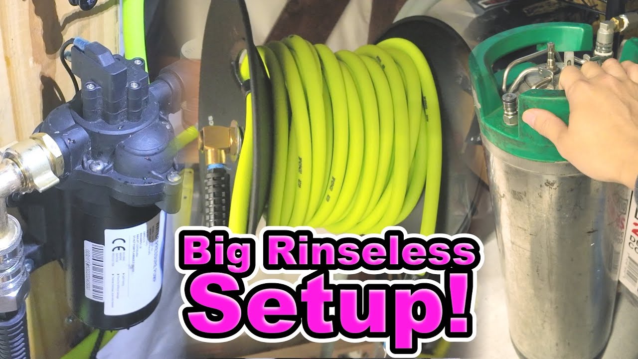 I've Made a Stationary Rinseless Wash Setup