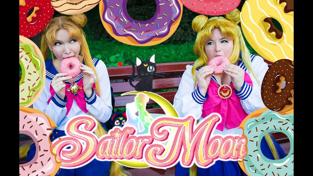 Sailor Moon - Usagi and donuts