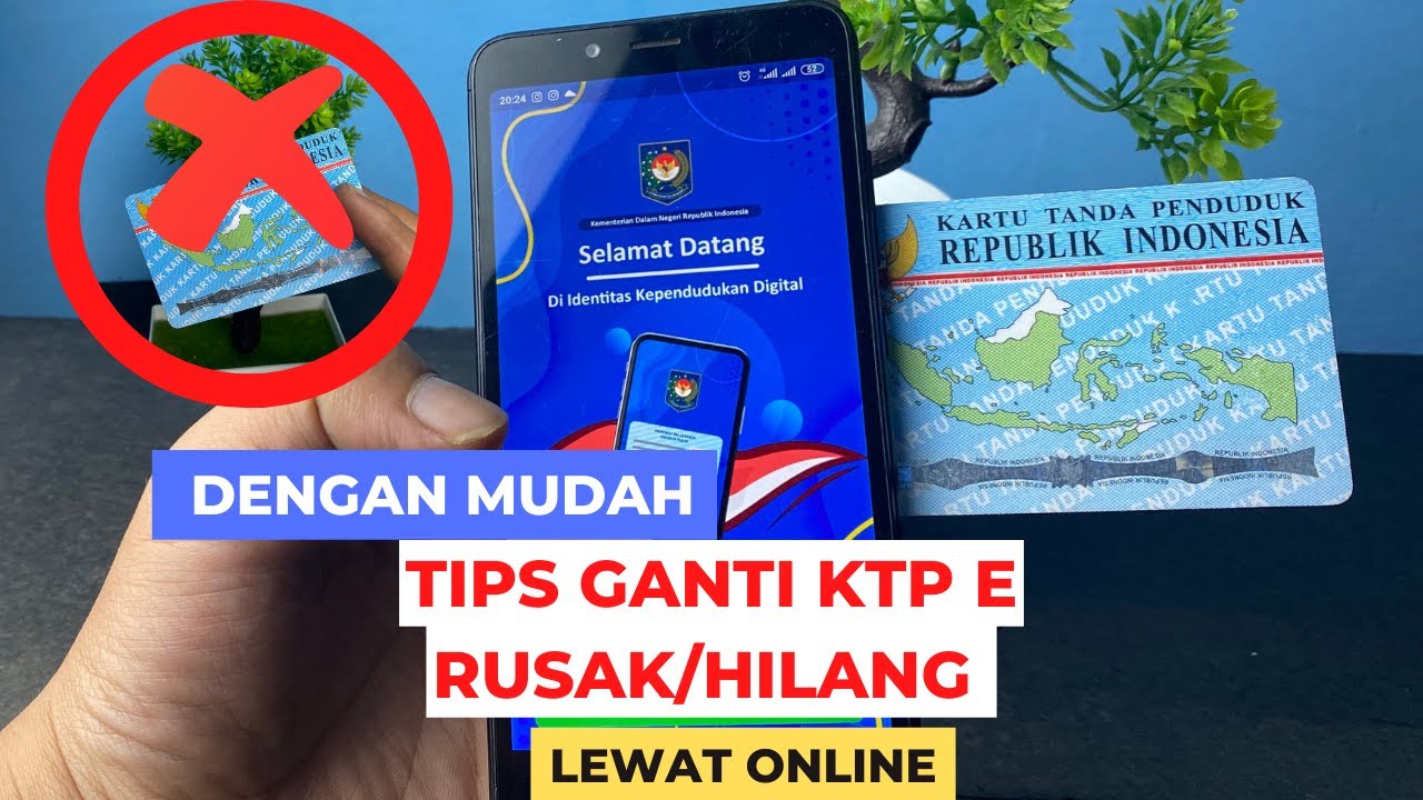 Cara Membuat KTP Hilang atau Rusak Secara Online