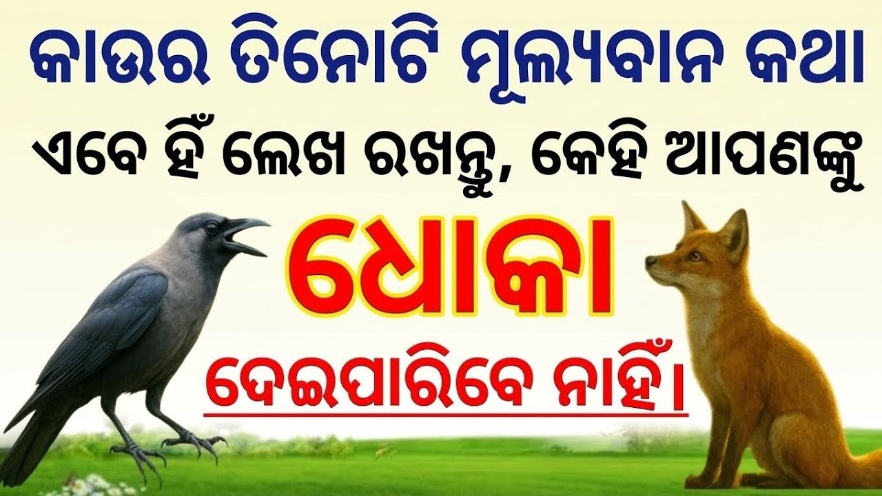 ଦେଇଥିବା ୩ଟି ଜୀବନ ଶିକ୍ଷା: ସଚେତନତା, ବୁଦ୍ଧିମତା ଓ ସମୟର ମୂଲ୍ୟ ବୁଝିଲେ ଧୋକାରୁ ସୁରକ୍ଷିତ ରହିପାରିବେ