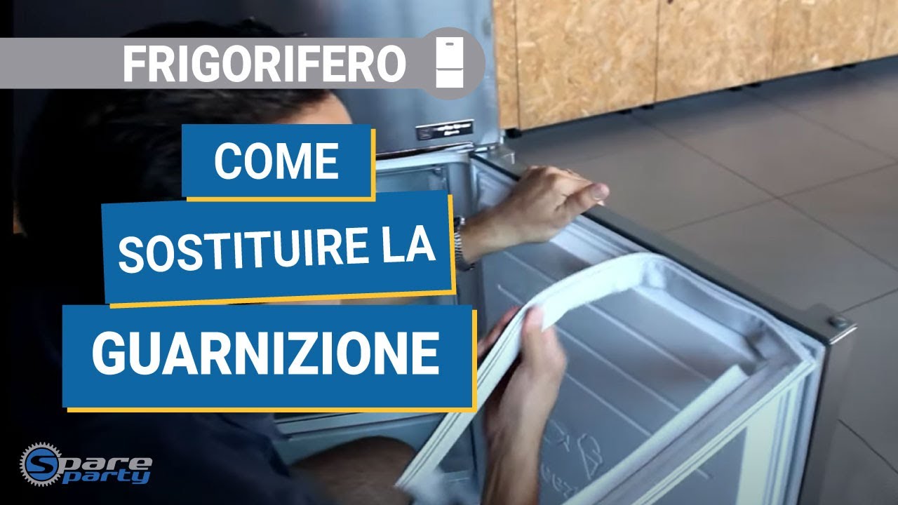 Come sostituire la guarnizione del  frigorifero - tutorial  per cambiare la guarnizione ad incastro
