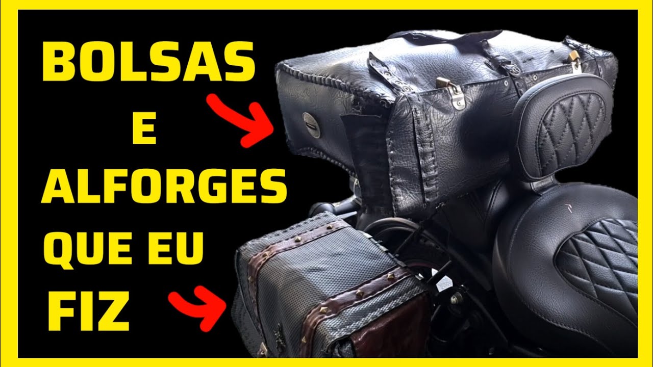 ATUALIZAÇÕES e ADAPTAÇÕES nas minhas BOLSAS e ALFORGES