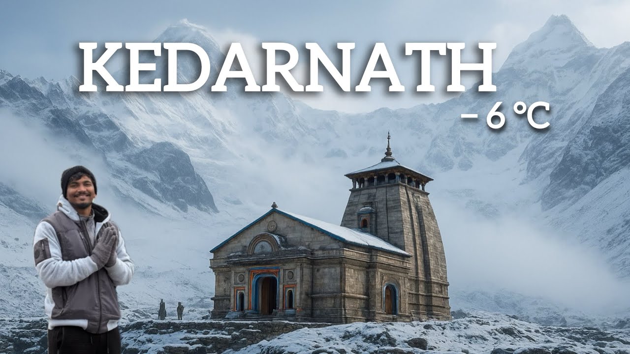 KEDARNATH TREK in Extreme -6 Degree | 18km frozen journey guide | watch this before come 