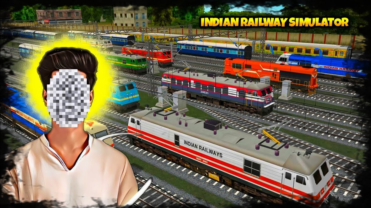 INDIAN TRAIN SIMULATOR GAME GAMEPLAY 🎮 | @NIHALGAMINGHUB #traingame #traingames 