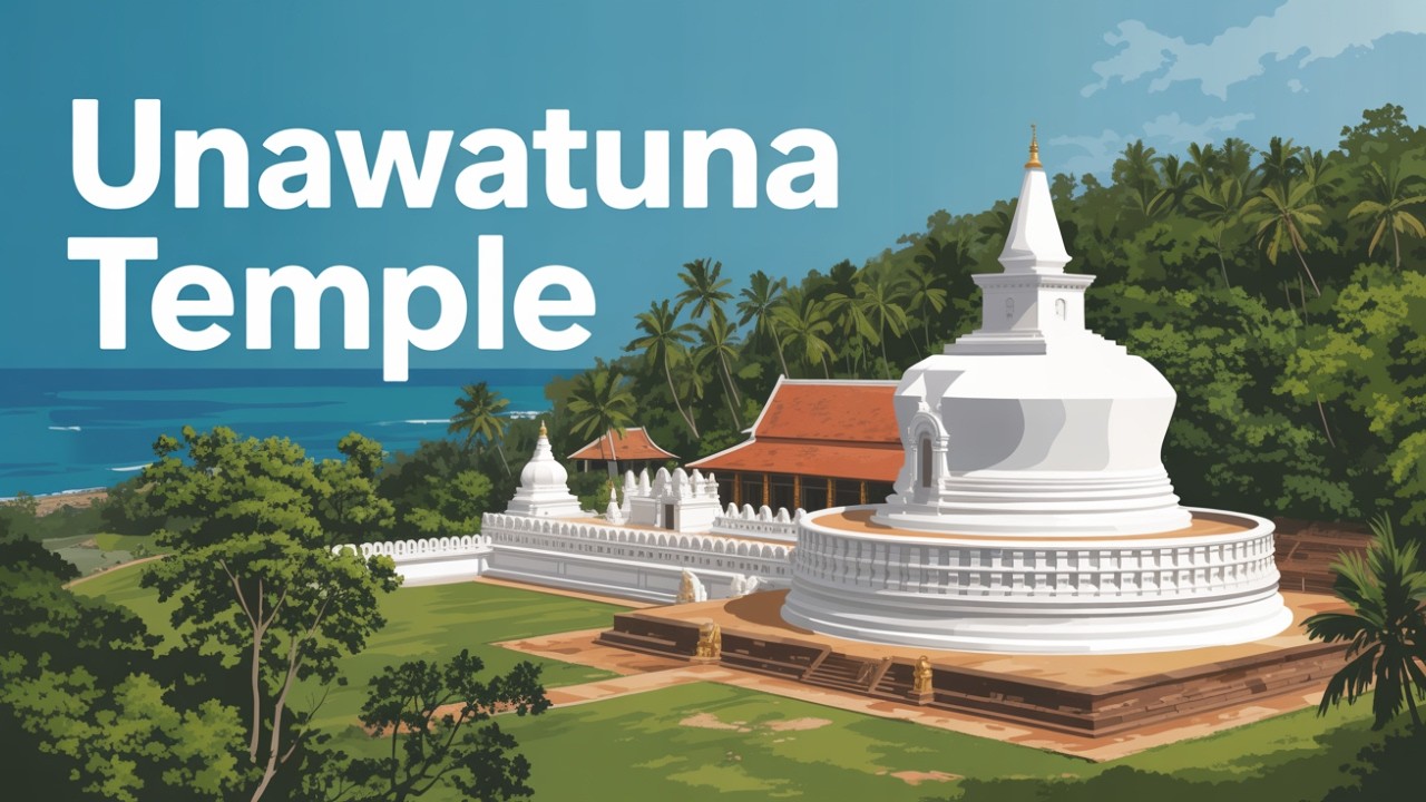 Visiting Sama Viharaya in Unawatuna | A Must-See Spiritual Destination in Sri Lanka 🕊️🧘