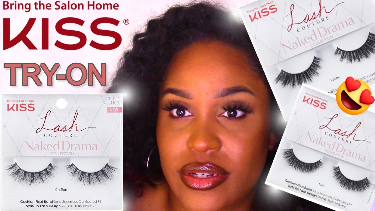KISS LASH COUTURE NAKED DRAMA COLLECTION TRY ON HAUL l NelleDoingThings!