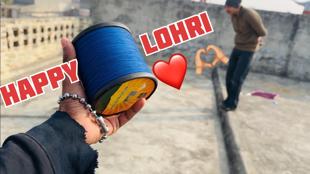 HAPPY LOHRI ❤️ Kite flying 🫶🏼full masstii #subscribe #like #viral 