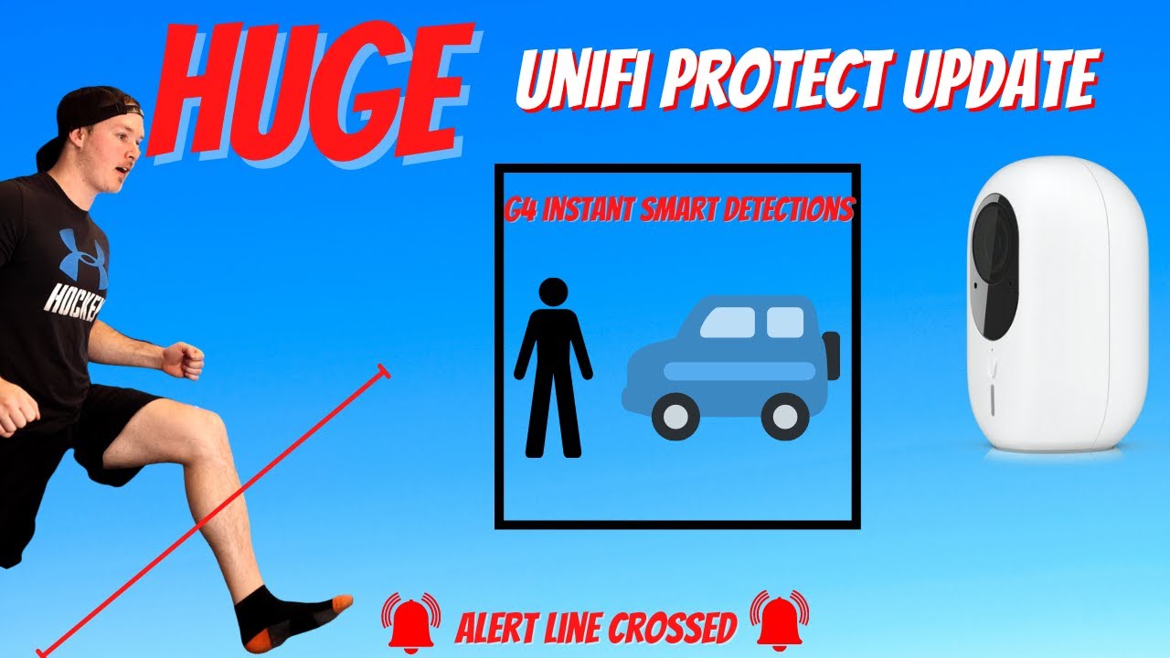 Unifi Protect 2.1.1 G4 instant smart detections, Line crossing alerts