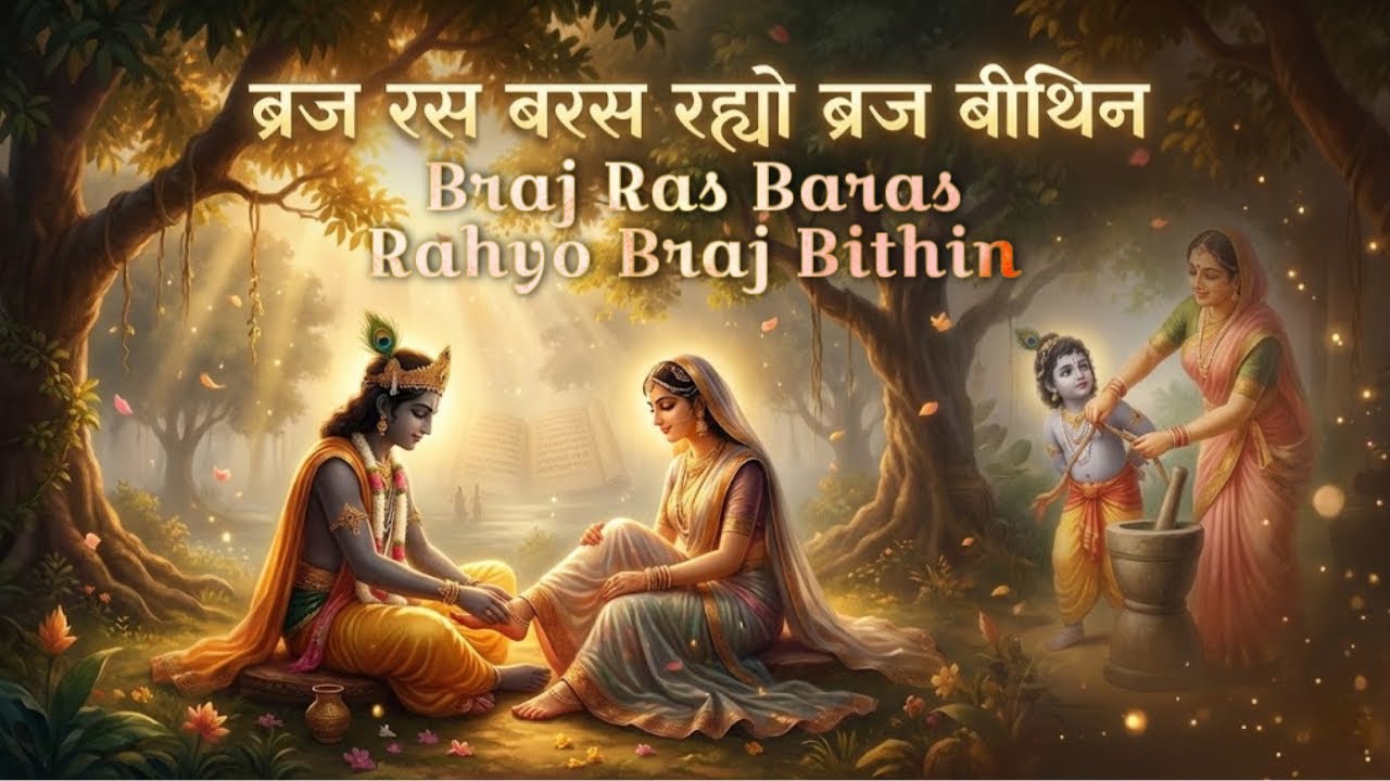 ब्रज रस बरस रह्यो ब्रज बीथिन | Braj rus baras rahyo | Jagadguru Shri Kripalu ji Maharaj