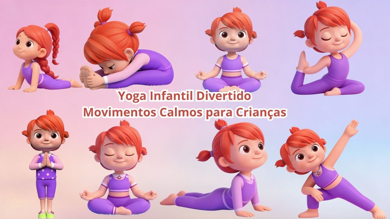 Yoga Infantil Divertido 🧘‍♂️✨ | Movimentos Calmos para Crianças#kidsyoga