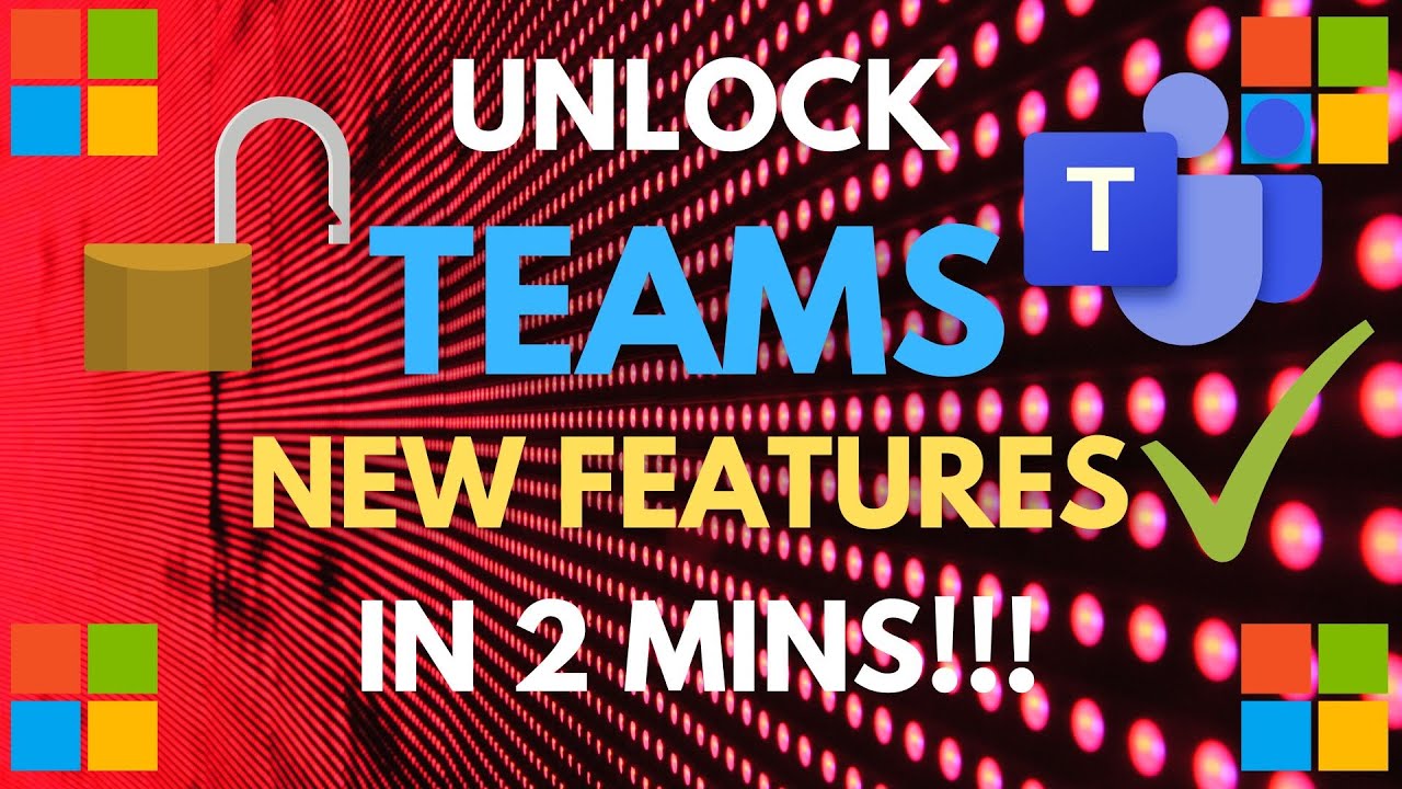 Unlock Teams Public Preview New Features 2022 in 2 Mins #office365