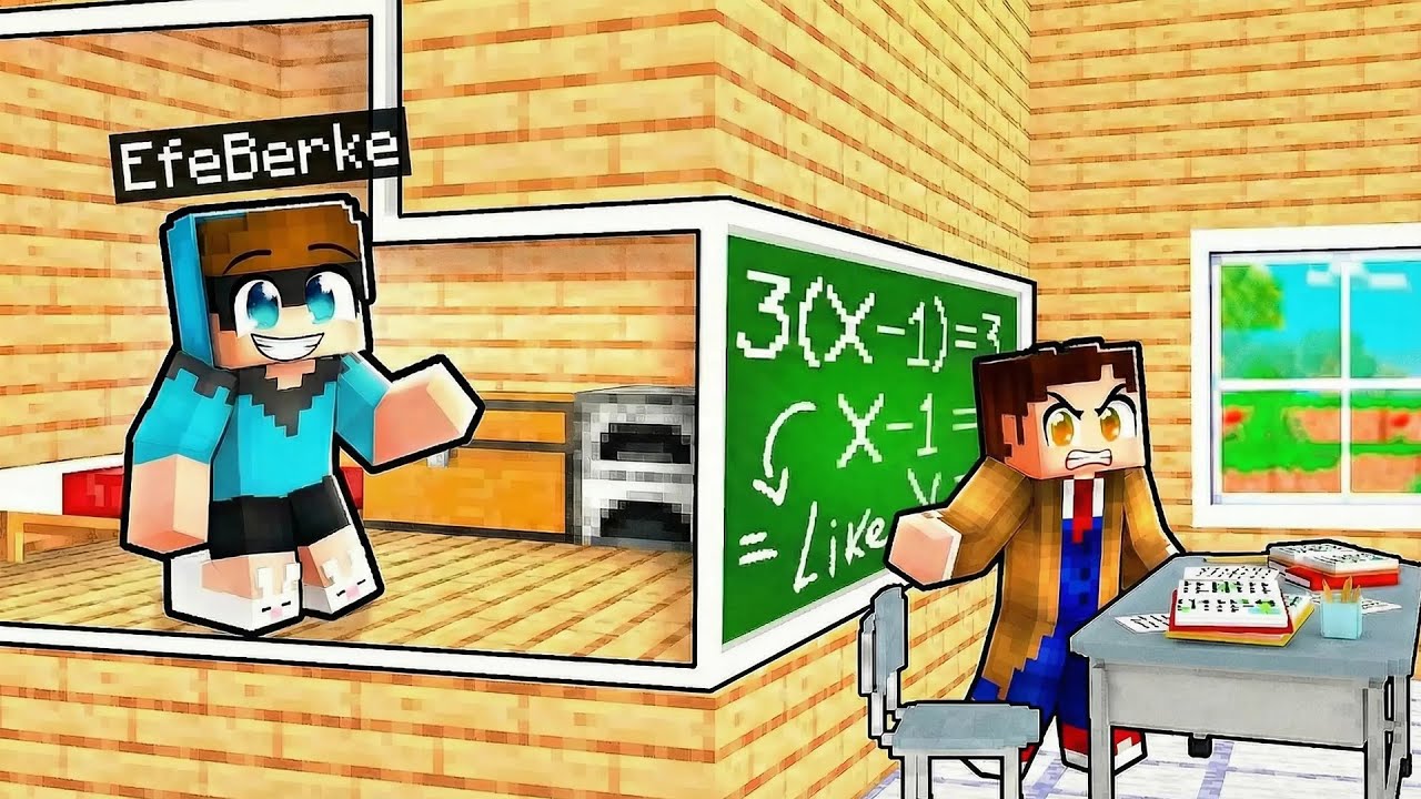 STYLE OKULUNDA 24 SAAT SAKLANDIK (Minecraft)