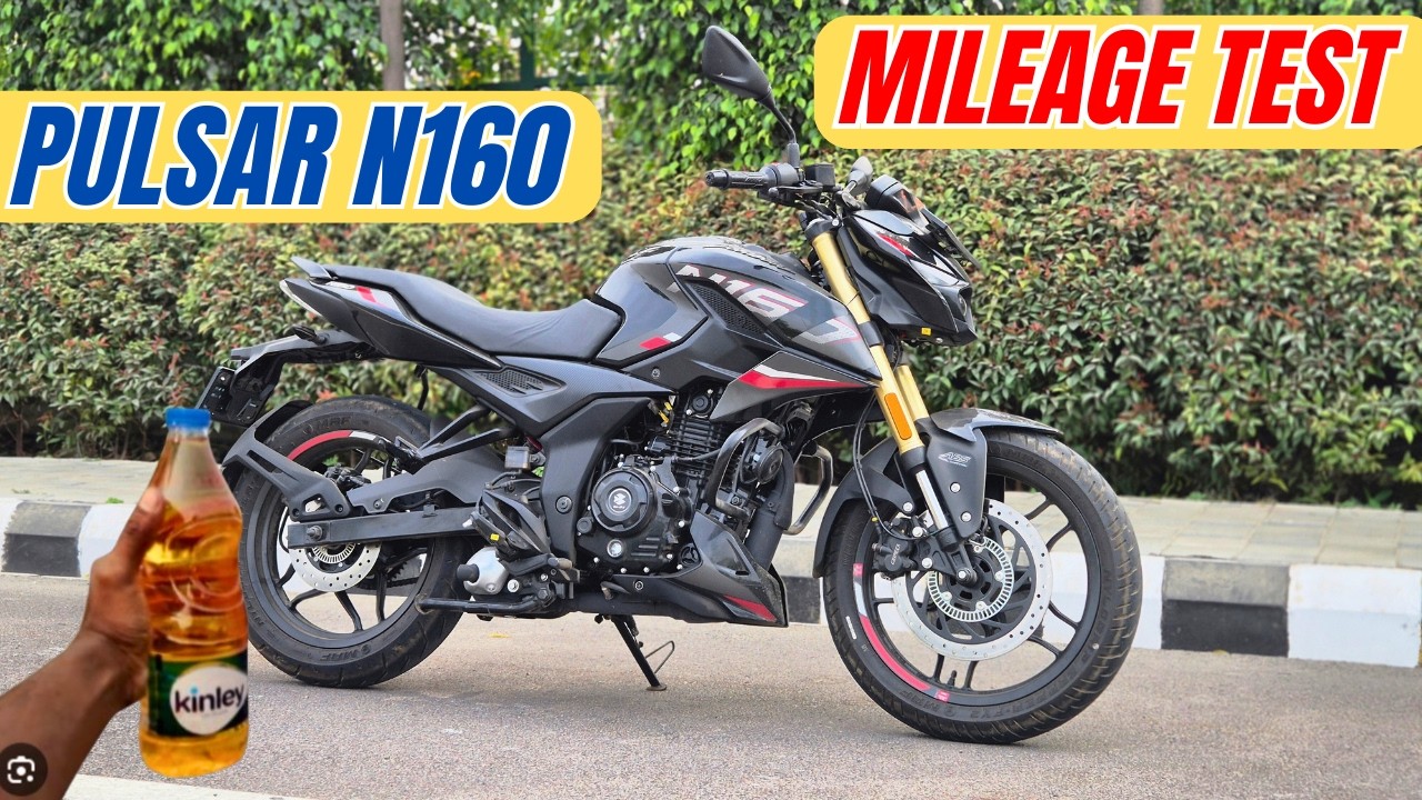 2026 Bajaj Pulsar N160 Single Seat MILEAGE TEST