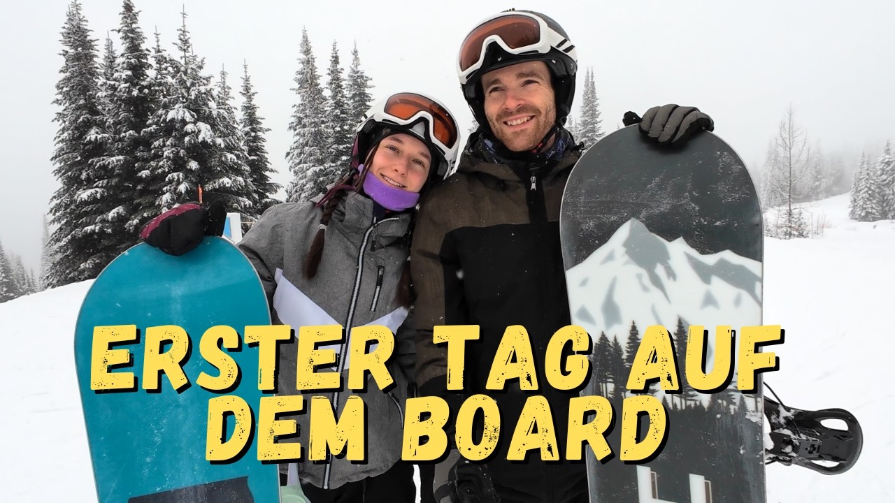 Mein erster Snowboard Tag 🏂 | Anfänger auf der grünen Piste (schwerer als gedacht!) | vlog 32