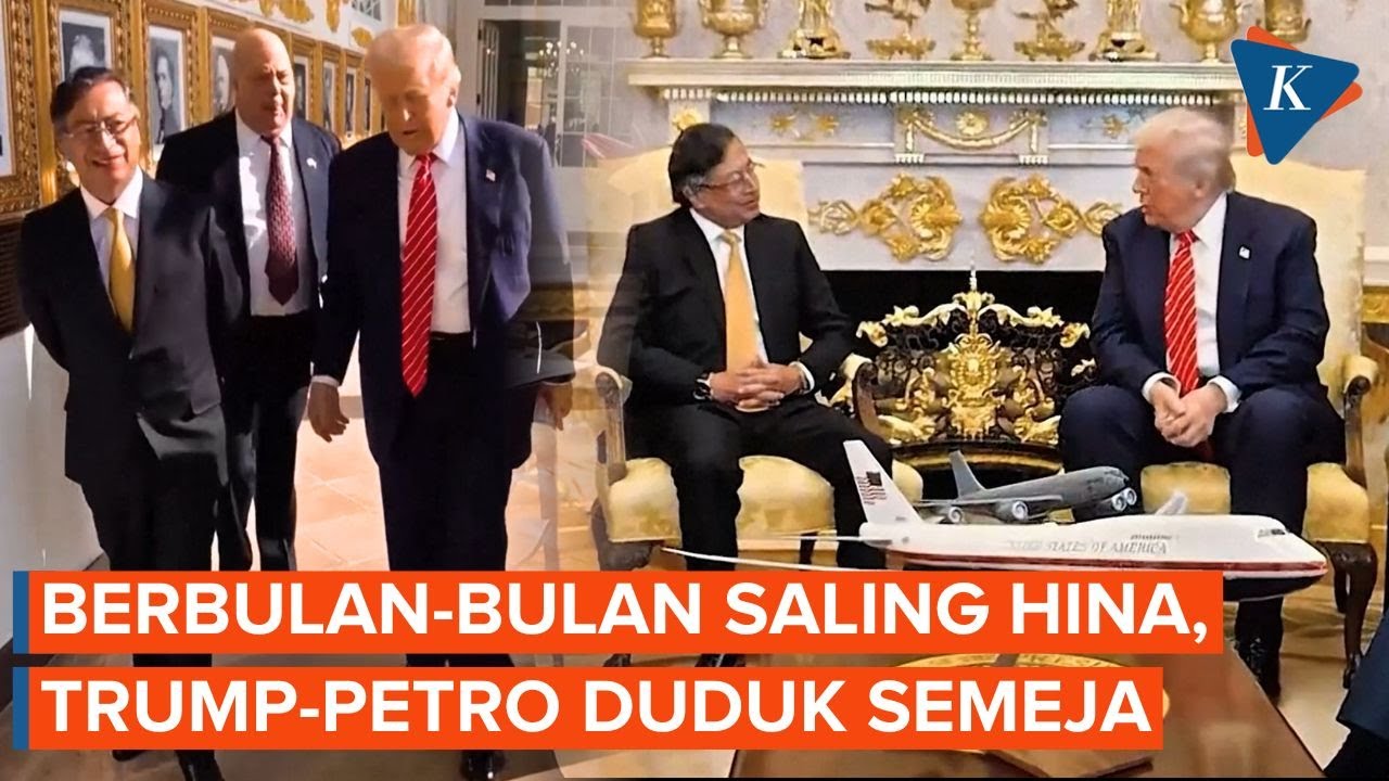 Berbulan-bulan Saling Hina, Trump dan Presiden Kolombia Akhirnya Duduk Semeja