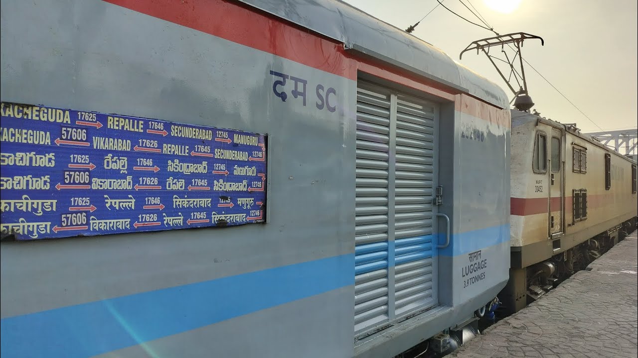 First LHB Run | 17625 DELTA Express | Repalle Secunderabad Express | Brand New LHB Coaches 
