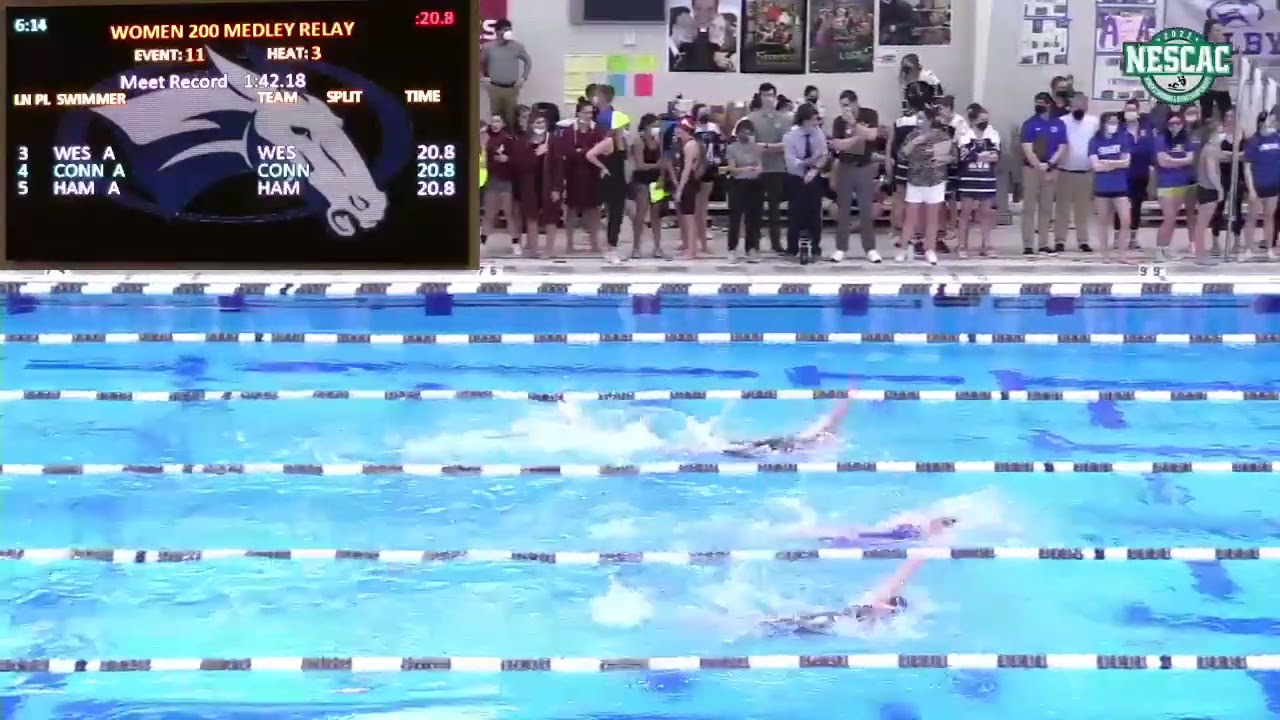 NESCAC Day 3 Finals 200 Medley Relay