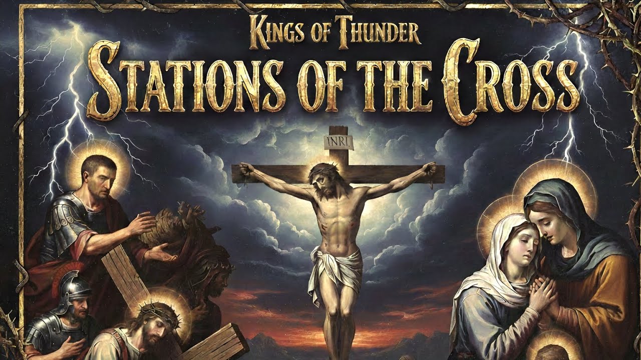 Stations Of The Cross: III Jesus Falls For The First Time. (Kings Of Thunder Catholic Blues Rock)