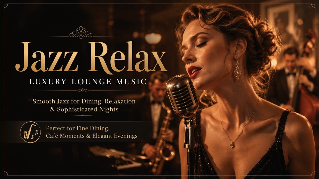 Smooth Jazz Relax Music | Sophisticated Vocal Jazz for Restaurant & Evening Dining