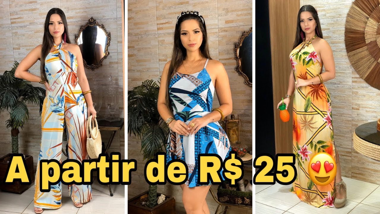 VESTIDOS LONGOS LINDOS - 3 POR R$ 100 | MUUUITO BARATO