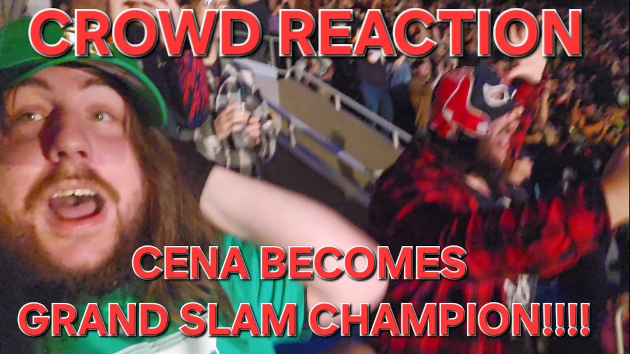 [CROWD REACTION] JOHN CENA WINS IC TITLE TO BECOME GRAND SLAM CHAMP! [TD Garden, Boston MA] 11/10/25
