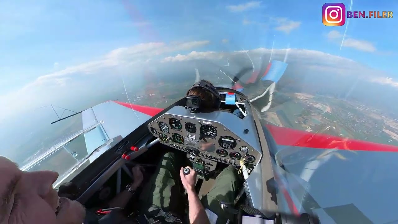 Flying Experience in Copenhagen, Extra 200 Aircraft Spin