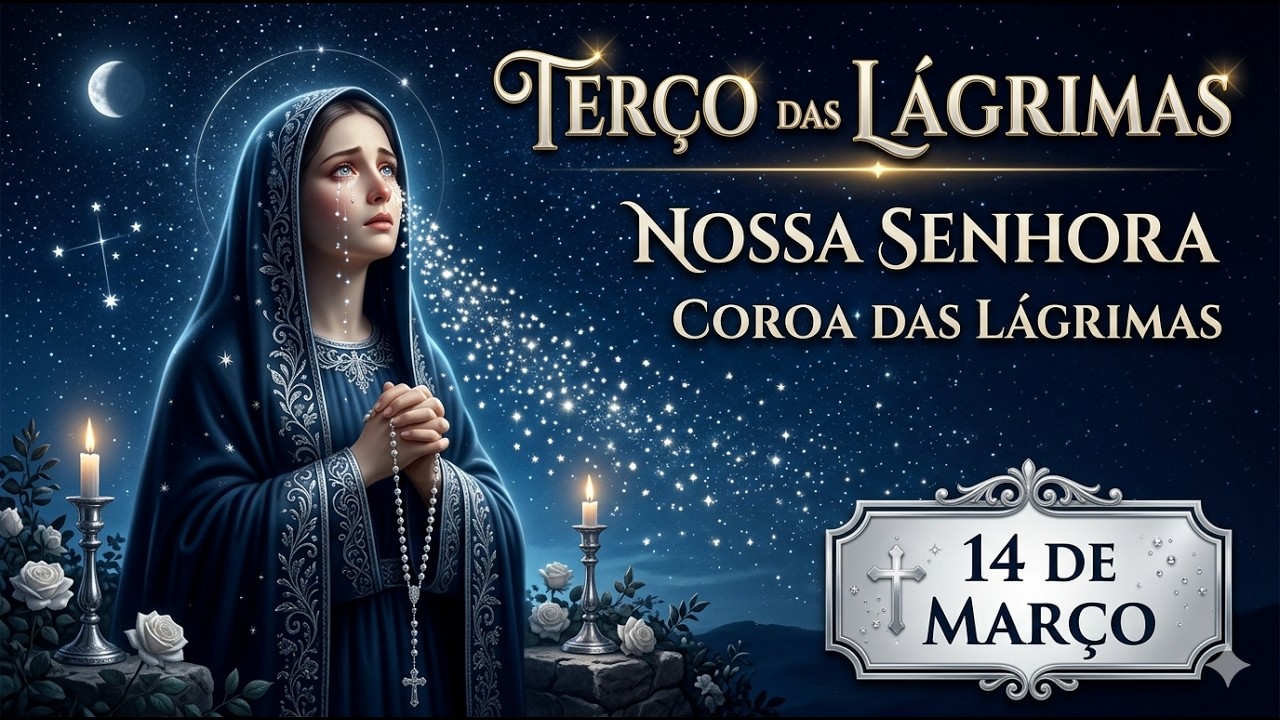 Terço das Lágrimas de Nossa Senhora - Coroa Das Lágrimas de Maria (SÁBADO, 14/03/2026)