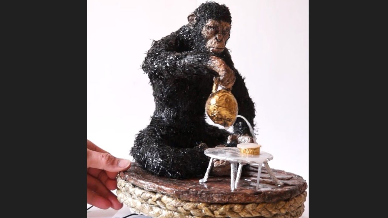 Caeser(혹성탈출)making with kitchen item 