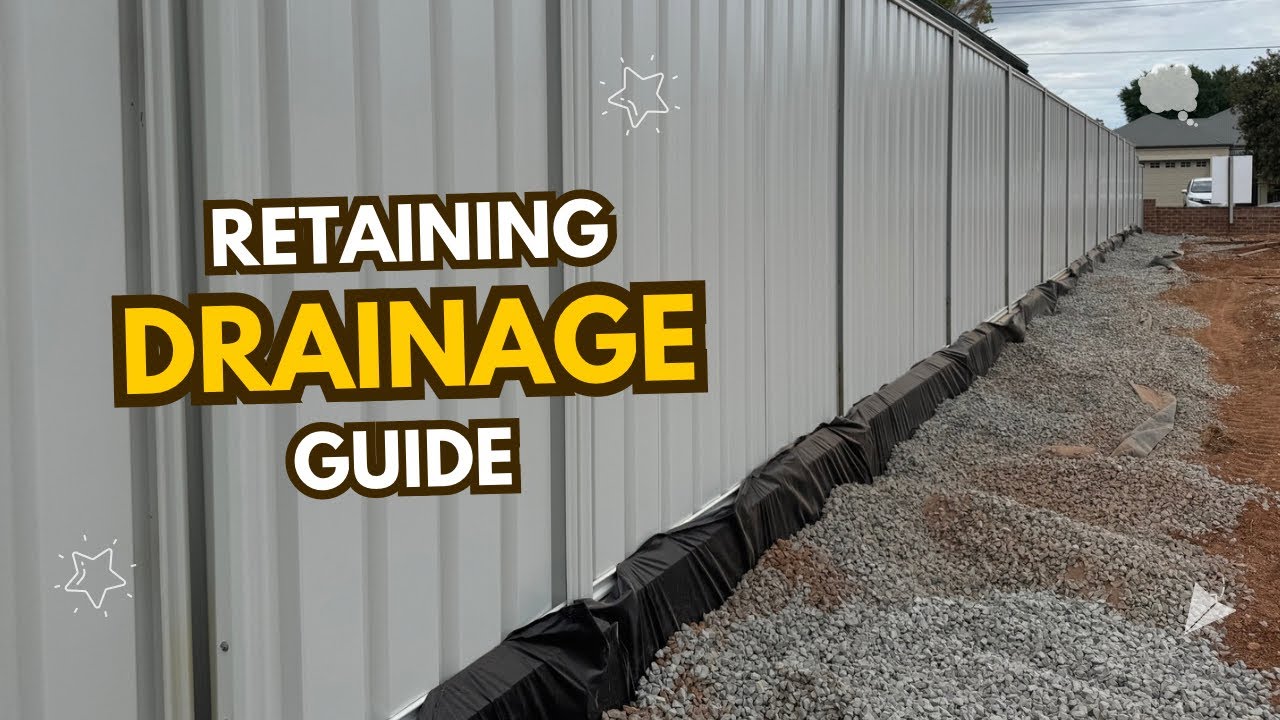 How To Install Retaining Wall Drainage