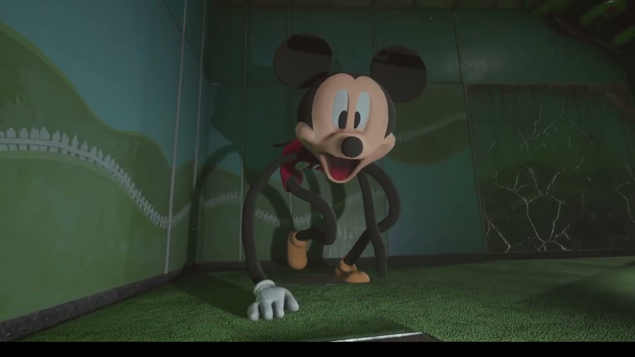 Poppy playtime chapter 5 but Huggy Wuggy is Mickey mouse