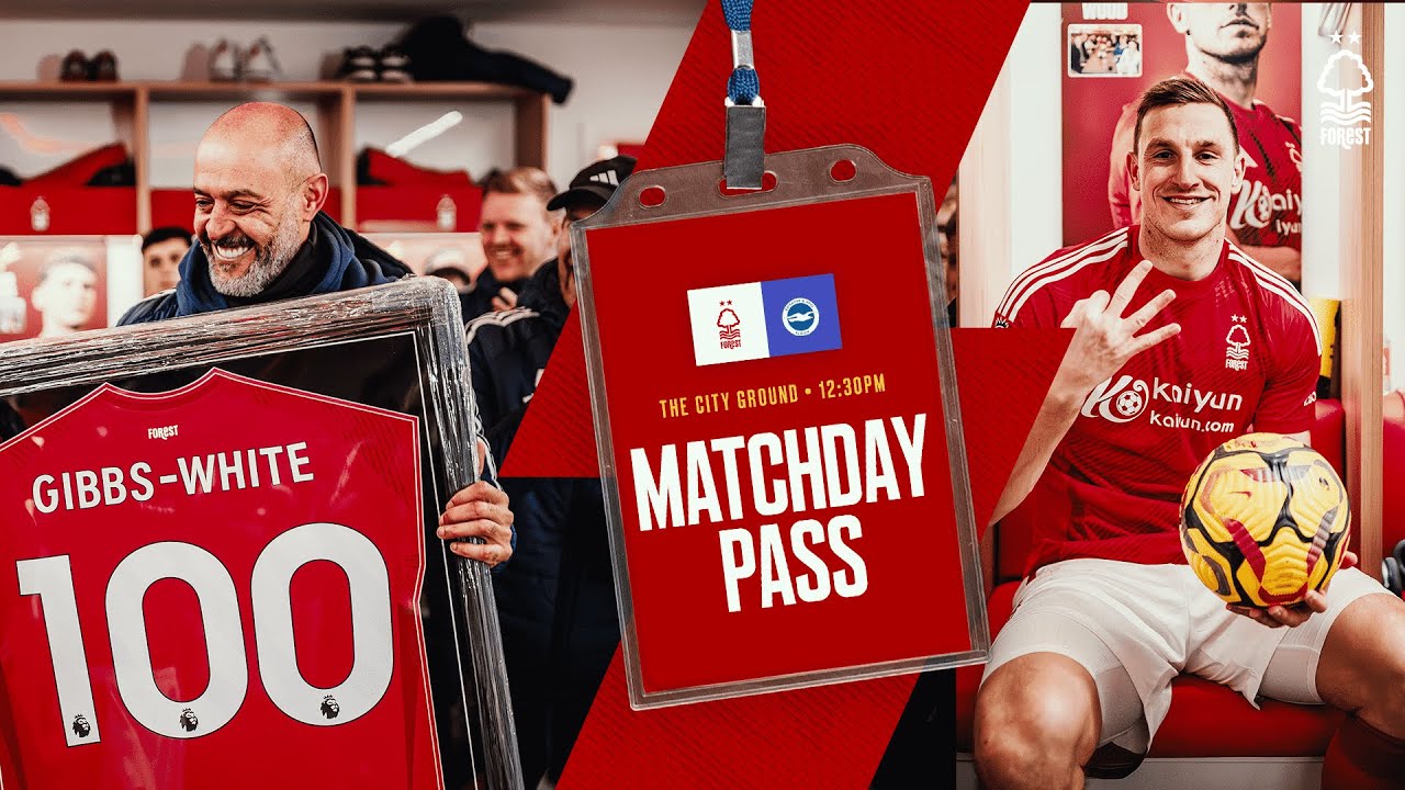 DRESSING ROOM SCENES! 😅 | Matchday Pass | Forest 7-0 Brighton | Premier League