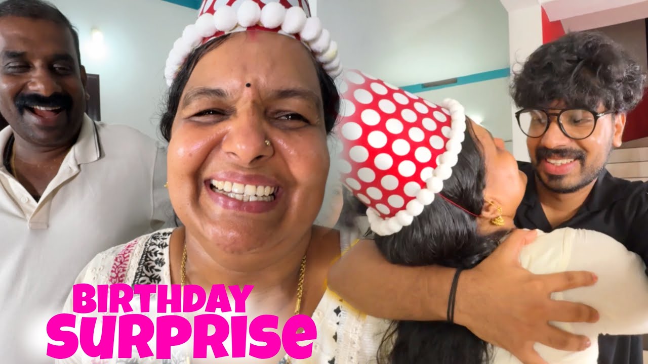 AMMA BIRTHDAY SURPRISE 🎁😍