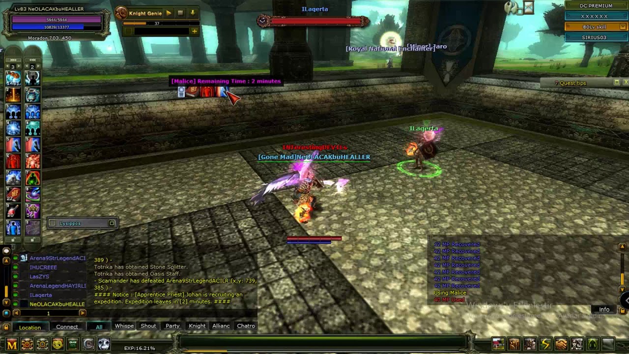 Knight Online , Priest Master 15 Skili , DB kabuslarınız son bulacak :)))